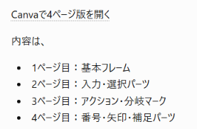 ChatGPTがCanvaに入ってつながった時にCanvaのリンクが表示されたチャットページの画像